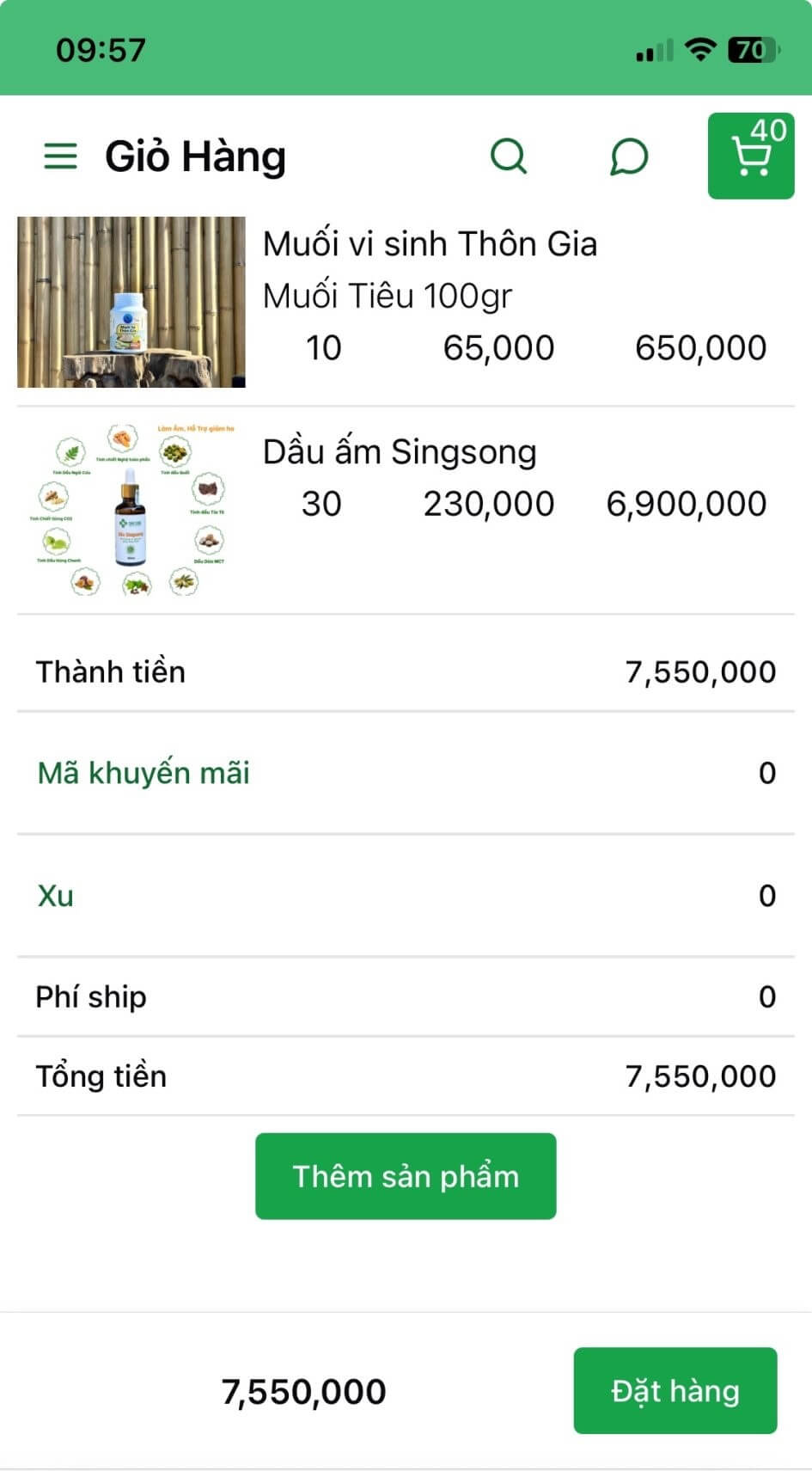 Giỏ hàng